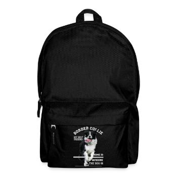 Border Collie - Agilite - Beste Hunde - Rucksack - Schwarz - Vorne