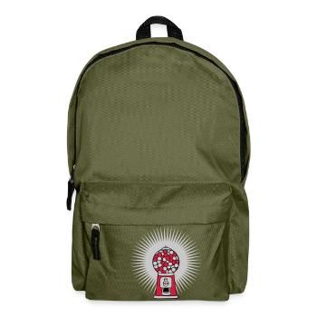 Radiation Chewing Gum Dispenser - Backpack - olive green - Front