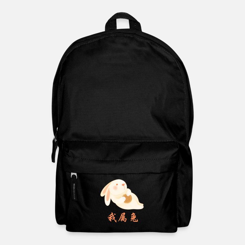 Lapin signe du zodiaque chinois - Sac à dos - noir