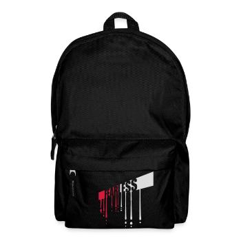 Conception de citation de texte intrépide - Sac à dos - noir - Devant