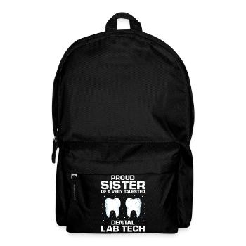 Dental Clinic and Dental Laboratory Technician Designs - Backpack - black - Front