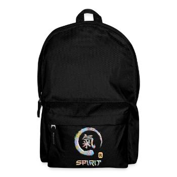 Spirit Japanese Kanji Word Symbol Enso Circle 9 - Rucksack - Schwarz - Vorne