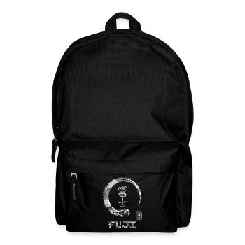 Fuji Japanese Kanji Word Symbol Enso Circle 17 - Backpack - black - Front