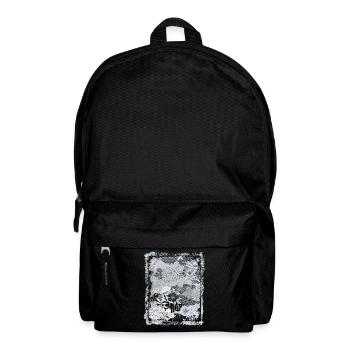 Japanese Floral Pattern Chrysanthemum Cherry - Backpack - black - Front
