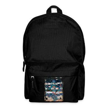Japan City Night Streets View Collage Art 97 - Rucksack - Schwarz - Vorne