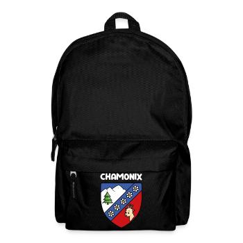 Flag Mignon Chamonix Mont Blanc Haute Savoie - Backpack - black - Front