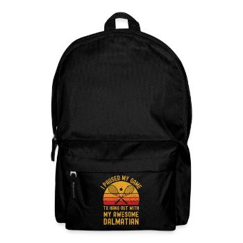 Courges et Dalmatiens - Sac à dos - noir - Devant
