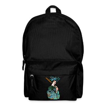 Japanese Geisha Sword Samurai Warrior 110 - Backpack - black - Front