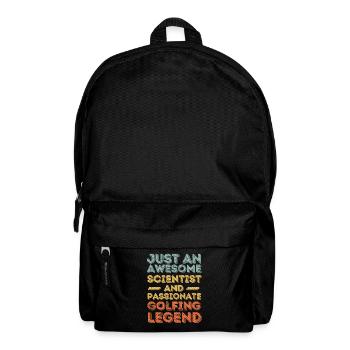 Scientist Golf retro - Backpack - black - Front