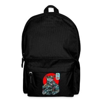 Samurai Krieger Schwert Japanische Kunst Freiheit Kanji - Rucksack - Schwarz - Vorne