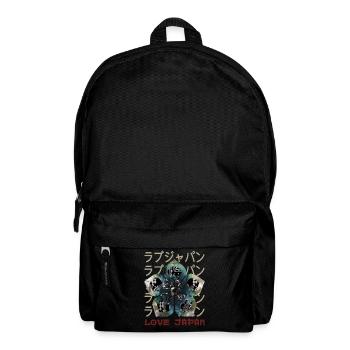 Emblem Japanese Symbol Crest Word Kanji Love - Backpack - black - Front