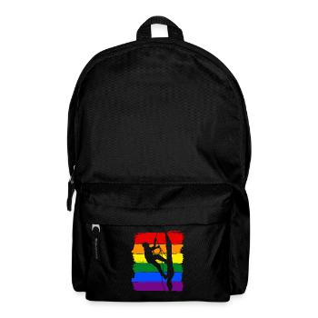 Klettern LGBT Pride - Rucksack - Schwarz - Vorne