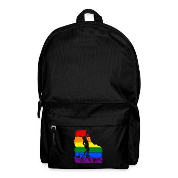 Klettern LGBT Pride - Rucksack - Schwarz - Vorne