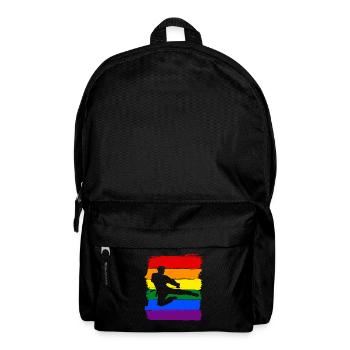 Fierté LGBT de Taekwondo - Sac à dos - noir - Devant