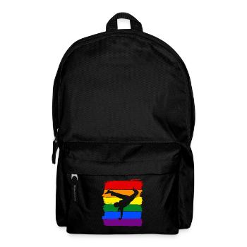 Capoeira LGBT Pride - Backpack - black - Front
