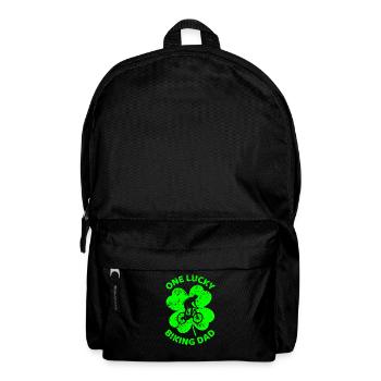 Trèfle de la Saint-Patrick à vélo - Sac à dos - noir - Devant