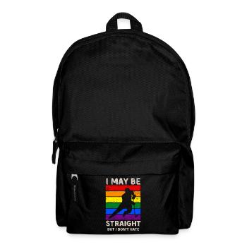 Eishockey LGBT-Rechte - Rucksack - Schwarz - Vorne