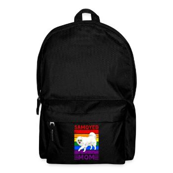 Samoyed Mom LGBTQ - Backpack - black - Front