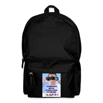 Ostern Joyeuses Pâques Je célèbre Pâques tous les jours. - Sac à dos - noir - Devant