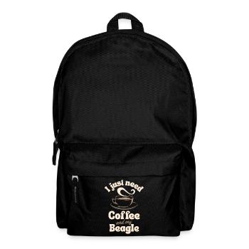 Coffee Beagle lover - Backpack - black - Front