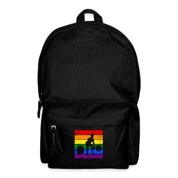 Weightlifting LGBTQ - Backpack - black - Front