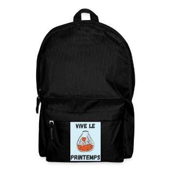 JARDINAGE,RETRAITE,PRINTEMPS,JARDIN,JARDINIER,ETE - Sac à dos - noir - Devant