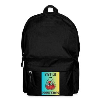 JE PEUX PAS,JARDINAGE,RETRAITE,PRINTEMPS,JARDIN - Sac à dos - noir - Devant