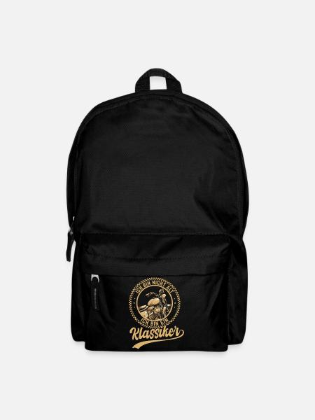 Ich Bin Nicht Alt Ich Bin Ein Klassiker Motorrad - Rucksack - Schwarz