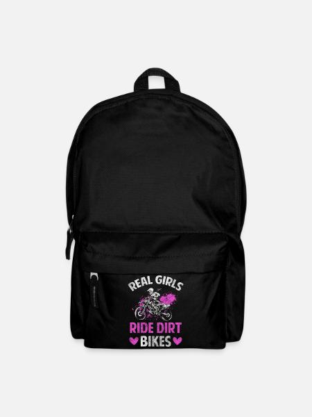 Bike Radsport Bikerin Biking - Rucksack - Schwarz