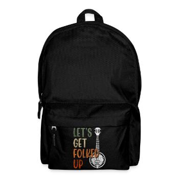 Musik Party Schlagermusik - Rucksack - Schwarz - Vorne