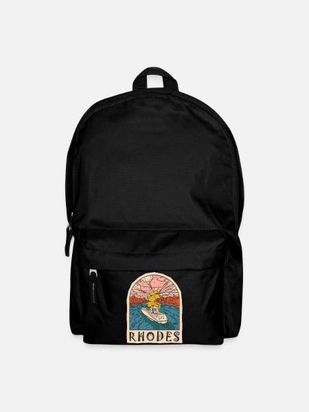Rhodes Holidays Beach Greece - Backpack - black