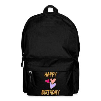 18. 18 YEARS OLD. 18th ANNIVERSARY. BIRTHDAY 18 YEARS. - Backpack - black - Front