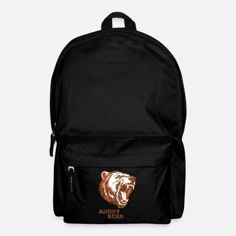 Ours en colère - Sac à dos - noir