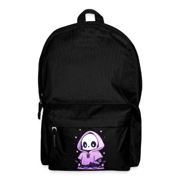Cute Halloween Skeleton - Cute Scary Design - Backpack - black - Front