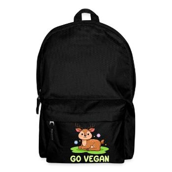 Deer design for proud vegans - Backpack - black - Front