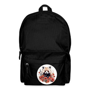 Roter Panda - Rucksack - Schwarz - Vorne