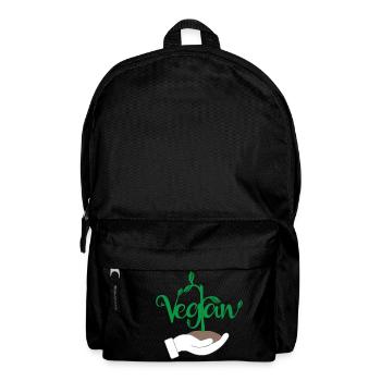 Vegan Plant Design for Proud Vegans - Backpack - black - Front