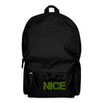 nice - Rucksack - Schwarz - Vorne
