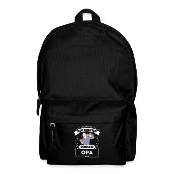 Spruch Shirt,So sieht ein richtig cooler Opa - Rucksack - Schwarz - Vorne
