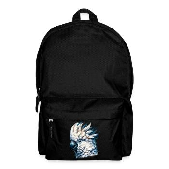 Kakadu-Papagei - Rucksack - Schwarz - Vorne