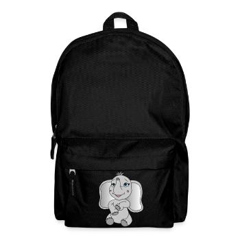 Kleiner süßer Elefant - Rucksack - Schwarz - Vorne