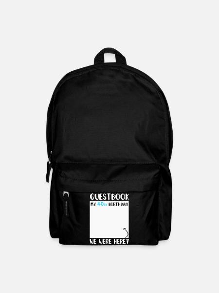 40. Geburtstag - Rucksack - Schwarz