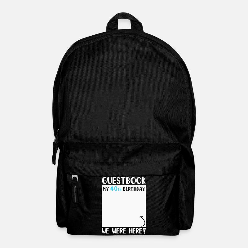 40. Geburtstag - Rucksack - Schwarz