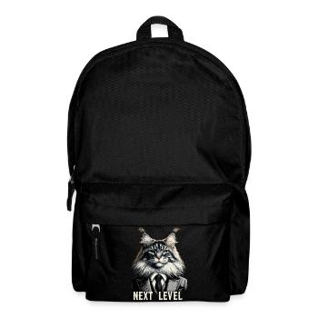 Maine Coon Cat Next Level Suit Success Gift - Backpack - black - Front