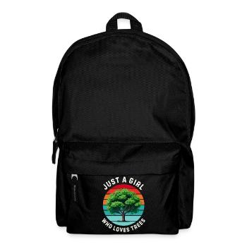 Just a girl who loves trees - Backpack - black - Front