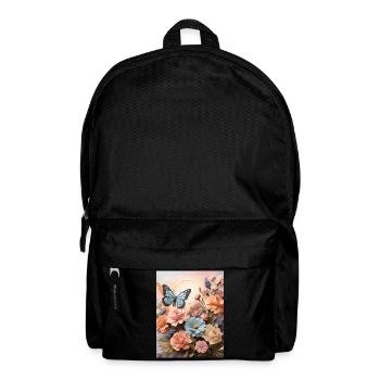 Flower Wings - Backpack - black - Front