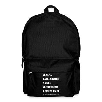 Fünf Phasen des Aufwachens - Rucksack - Schwarz - Vorne