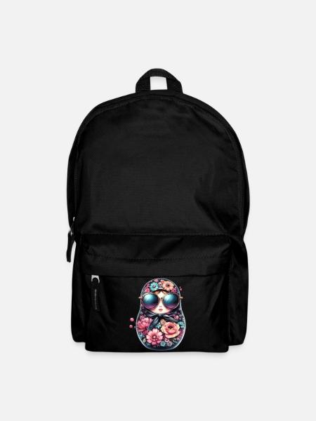 Matrjoschka Sonnenbrille Geschenk - Rucksack - Schwarz