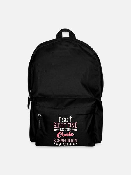 So sieht eine richtig coole Schneiderin aus - Rucksack - Schwarz
