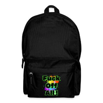 Verpiss dich alle - Rucksack - Schwarz - Vorne